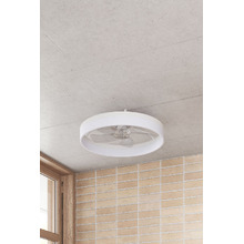 Tron 46cm DC Low Profile Ceiling Fan with LED Light
